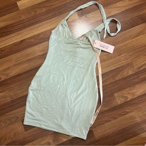 Brand New Oh Polly Halter Mini Dress